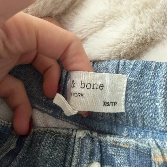 rag & bone Miramar Blue Jogger Sweatpants Jeans - Picture 8 of 10